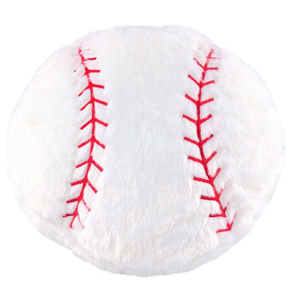 CHORONMO Baseball Plush Pillow - Soft Stuffed Fluffy Toy, Durable Round Sports Gift for Kids Room Decor