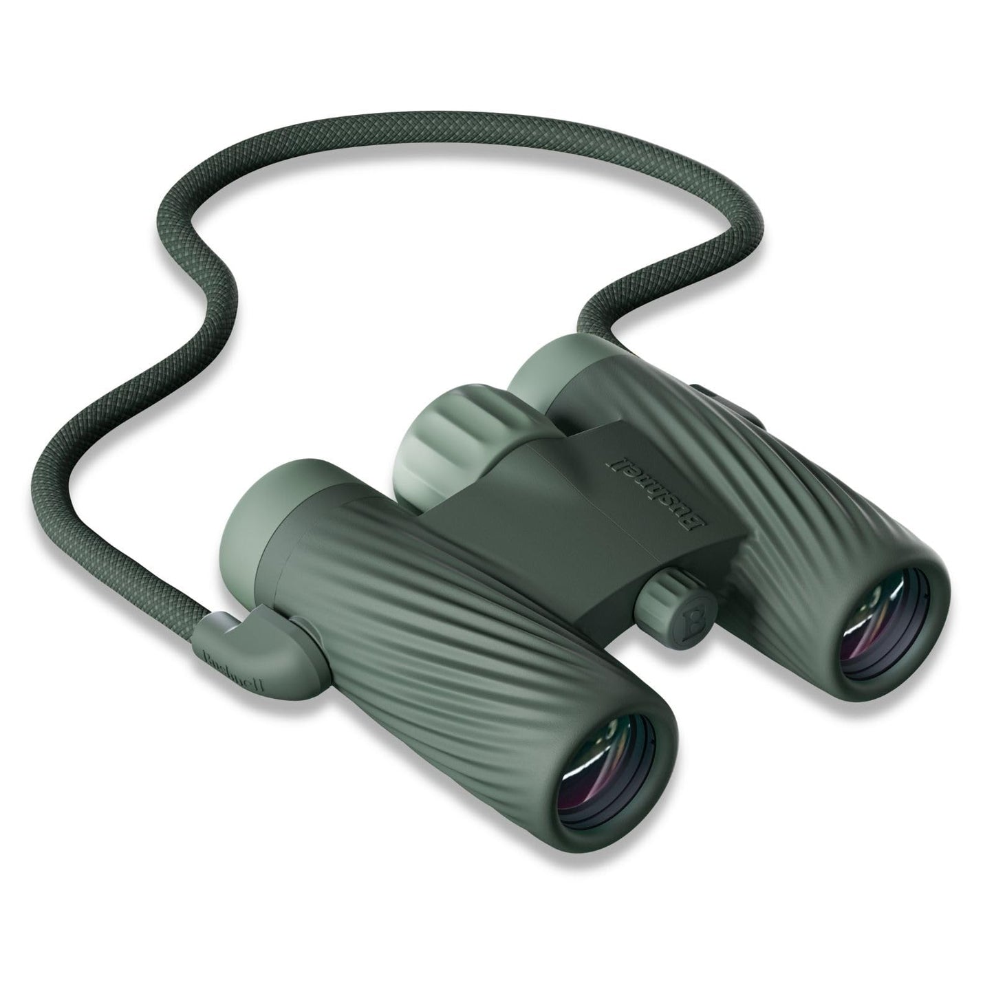Bushnell A1 10x25 Compact Binoculars for Adults & Kids, Waterproof, Fogproof, 10X Magnification, Fully Multi-Coated Lenses & Rubber Armor - Cilantro Green