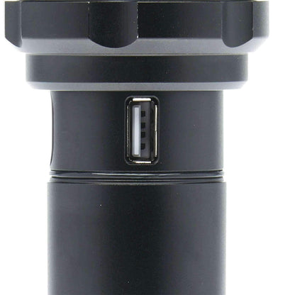 LitezAll Kodiak Kiran 10,000 Lumen Tactical Flashlight, Ultra Bright Rechargeable LED Flashlight with Safety Lock, IPX4 Water Resistant, Drop Tested Rugged Flashlight for Emergency Camping Outdoor Use