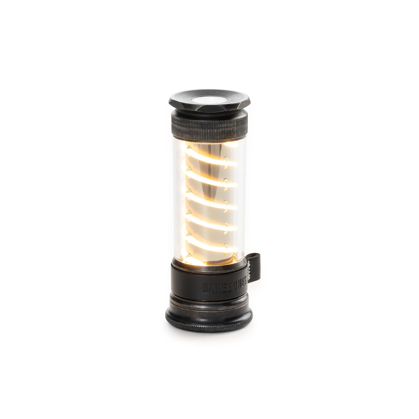 Barebones Edison Light Stick – Tumbled Steel, USB Rechargeable LED Lantern and Flashlight with 7 Modes, 40+ Hour Run Time, Camping Essentials with Magnetic Base