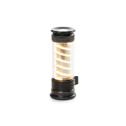 Barebones Edison Light Stick – Tumbled Steel, USB Rechargeable LED Lantern and Flashlight with 7 Modes, 40+ Hour Run Time, Camping Essentials with Magnetic Base