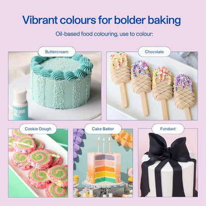 Colour Mill Oil-Blend Food Coloring, 20 Milliliters - Concrete