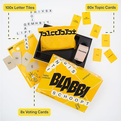 The Game of Made-Up Words. Viral Funny Party Word Board Game for Adults Teens and Kids 14+. Easy to Learn (Base Edition)