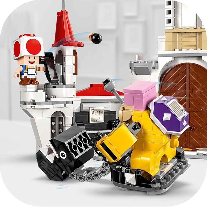 LEGO 71435 Super Mario Showdown mit Roy im Pilz-Palast 3 Spielzeugfiguren