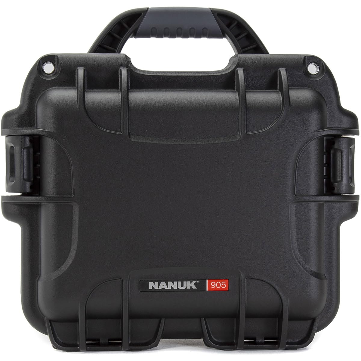 NANUK 905 Pro Waterproof Hard Case with 2-Pocket Lid Organizer and Padded Divider, Black