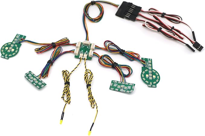 Front Rear Linkage Lighting System LED Light Group RC Parts for TRAXXAS TRX4 Bronco 1/10 RC Crawler Car