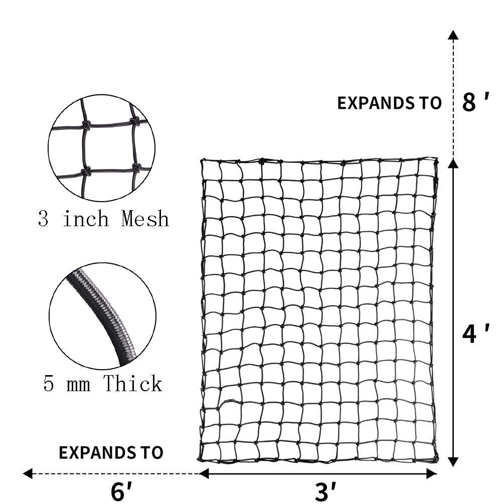 XCAR 64"x 39"x 4" Universal Roof Rack Basket Black with 3' x 4' Cargo Net and Rooftop Cargo Carrier Bag 15 Cubic ft - Car Top Luggage Storage Holder Baskets for SUV Truck Vehicle