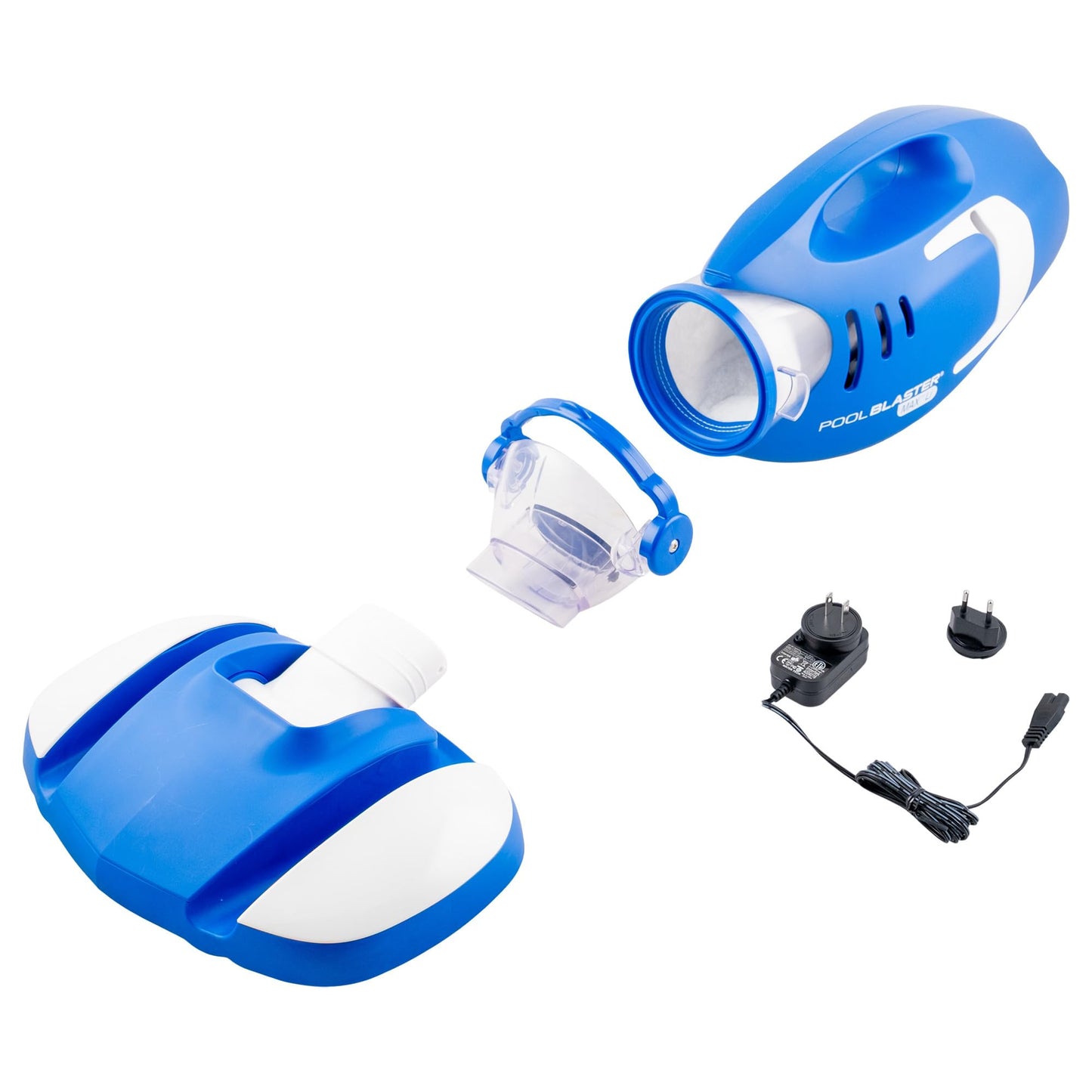 POOL BLASTER Max Li Cordless Pool Vacuum - American-Engineered Battery‑Powered Vac for Inground & Above Ground Swimming Pools & Spas - No Hoses or Cords - 60 Minute Runtime, 10.5" Head