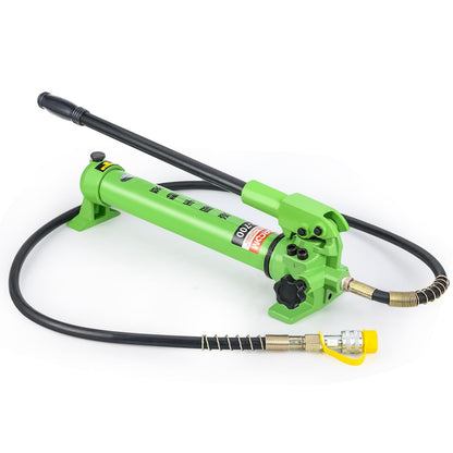 DOOROOM 30T 2.1"/54mm Stroke Portable Hydraulic Cylinder Portable Low Profile Jack Sets Multi-Acting Porta Power Ram Jack Kits Lifting Cylinder with CP-700 Hydraulic Hand Pump