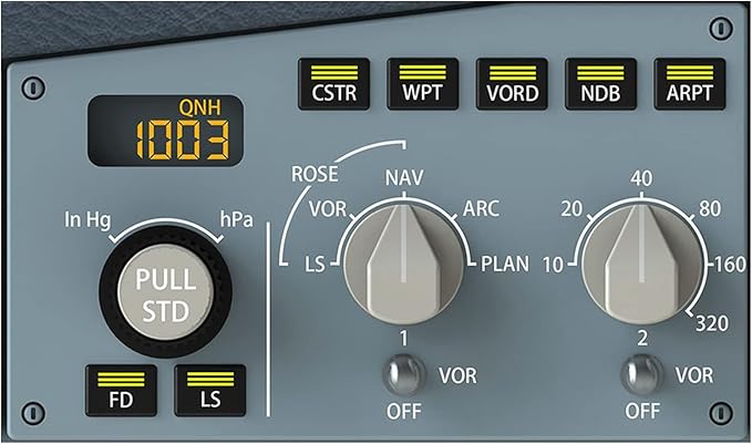 Airbus A320neo Poster Wall Art Airplane Cockpit Air Plane Cockpit High Detail Instruments Airplane Controls Photo Poster for Aircraft Enthusiasts Teaching Decoration - 51.5×36.6 In