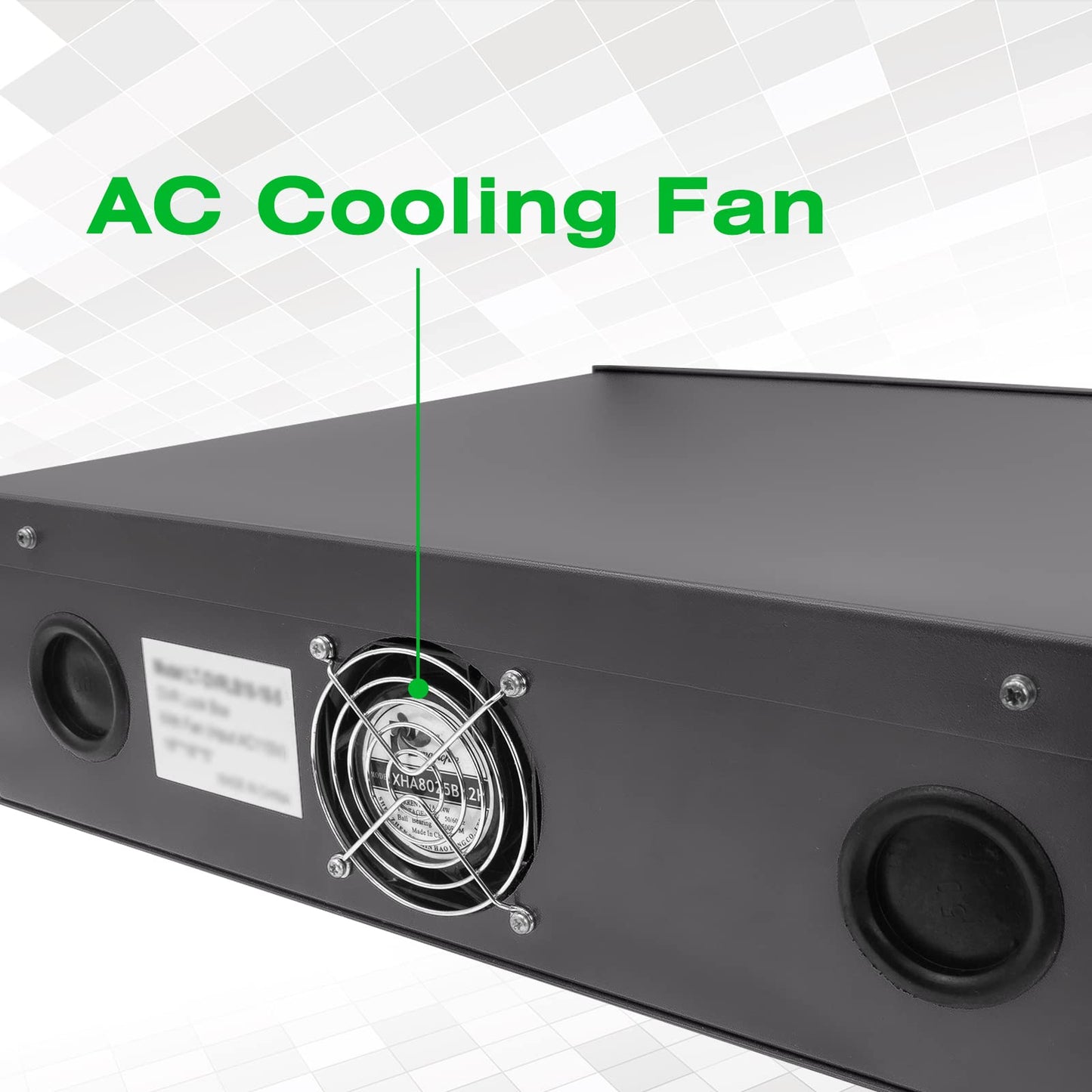 Heavy Duty 16-Gauge Steel DVR/NVR Lock Box with AC Fan – Secure Wall or Floor Mount Enclosure (18 x 18 x 5 in) – Includes Lock for Enhanced Security
