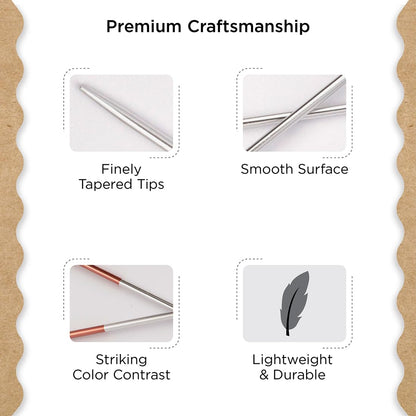 Knitter’s Pride Rosemist Fixed Circular Needles 16"" (40cm) – US Size 6 (4mm)