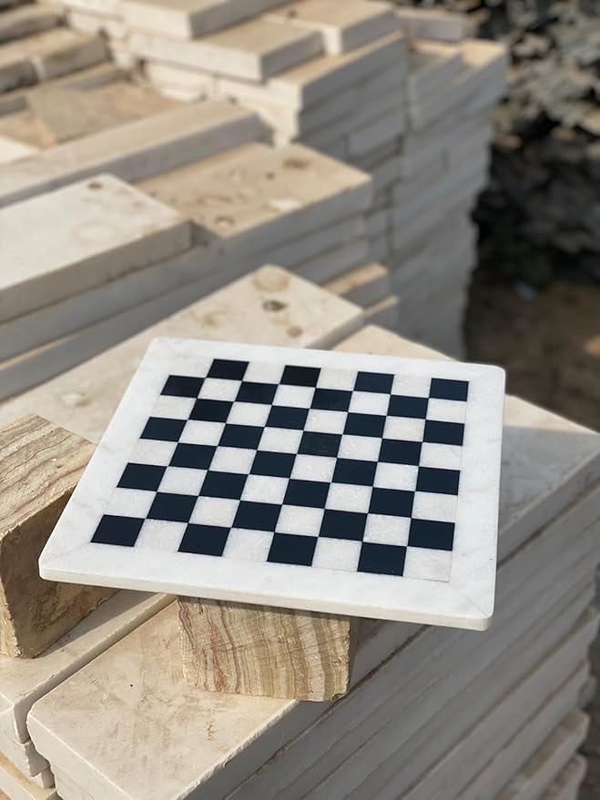 12 Inch Marble Chess Set Handmade Onyx Full Chess Game Set.Comes in Rexine Box Packaging. Perfect for Gifting (White Black)