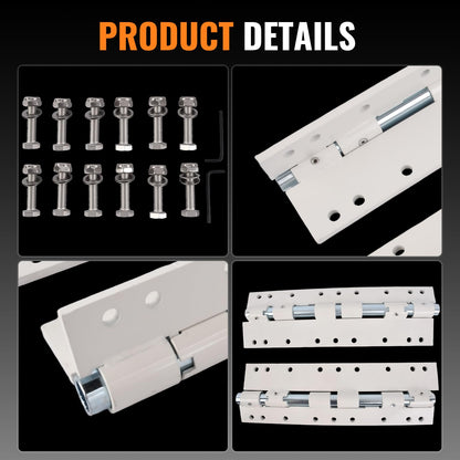 Hututimo 55721 2Pcs Swing Away Brackets Camper Jack Mount Extension Brackets, Rv Extension Brackets, Truck Camper Jack Brackets White