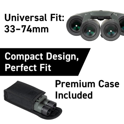 Kenko Binocular Ultraview EX Pocket 8x25, Roof Prism, Lightweight & Compact, IPX7 Waterproof, Made in Japan, 407004