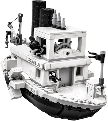 LEGO Ideas 21317 Disney Steamboat Willie Building Kit (751 Pieces)