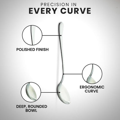 Rattleware Stainless Steel Cupping Spoon Deep Bowl Edition Sleek Professional Design Precision Crafted for Coffee Tasting Durable Ergonomic Handle Perfect for Coffee Cupping Enthusiasts and Baristas