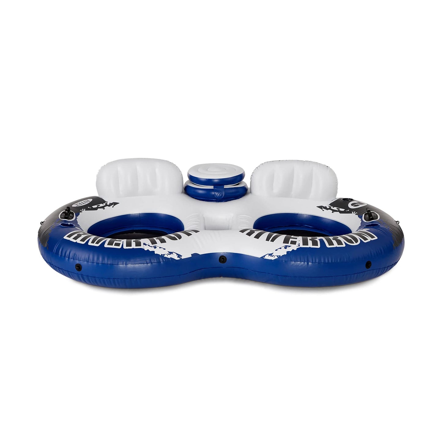 Intex River Run II 2-Person Water Tube w/Cooler and Connectors (3 Pack) 58837EP