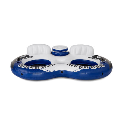 Intex River Run II 2-Person Water Tube w/Cooler and Connectors (3 Pack) 58837EP