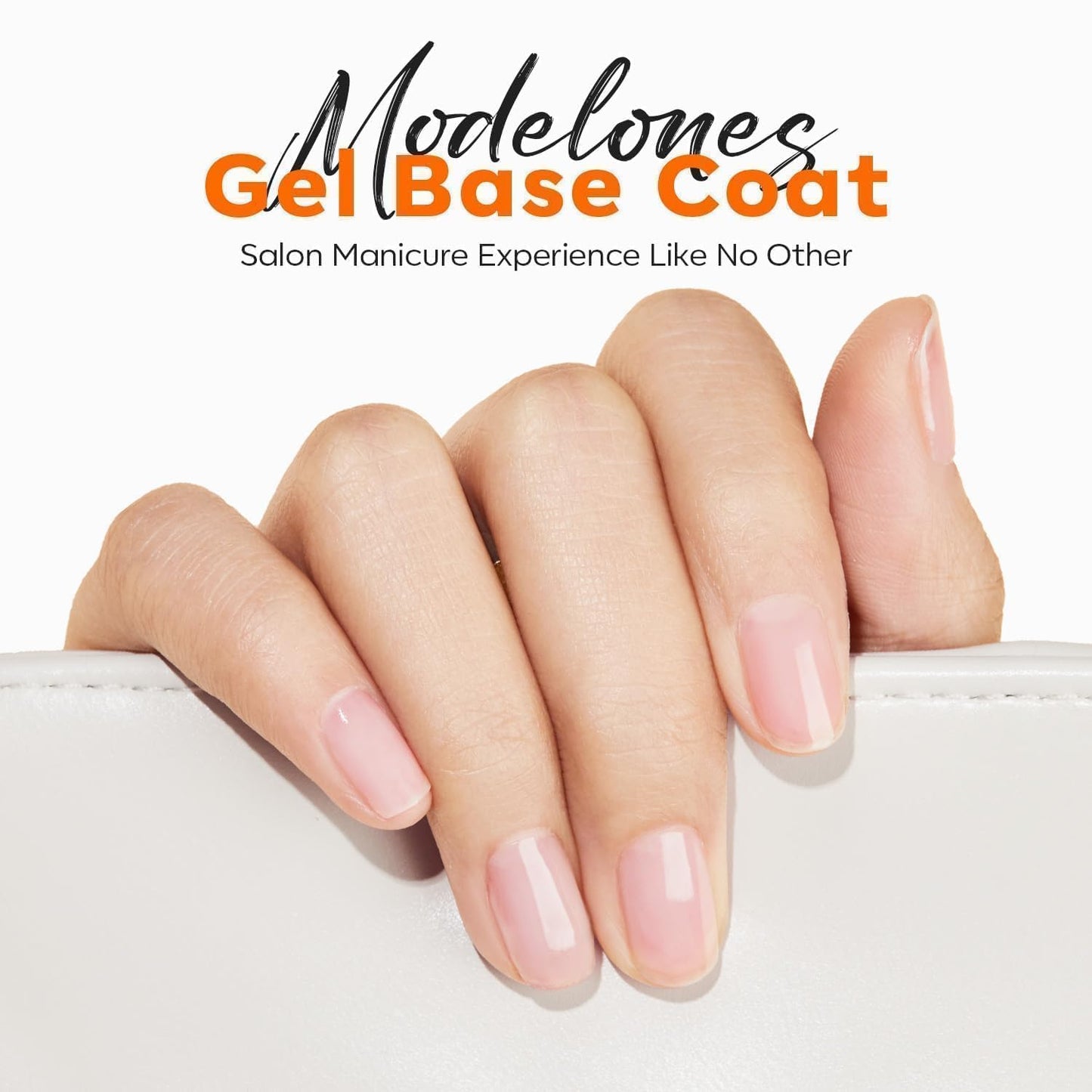 modelones Builder Nail Gel with Gel Top Coat, 3Pcs Clear Builder Nail Kit for Thickening Apex Building Extension Rhinestone Gel Tips Glue, U/V LED Lamp Cured for Home DIY Salon Girls