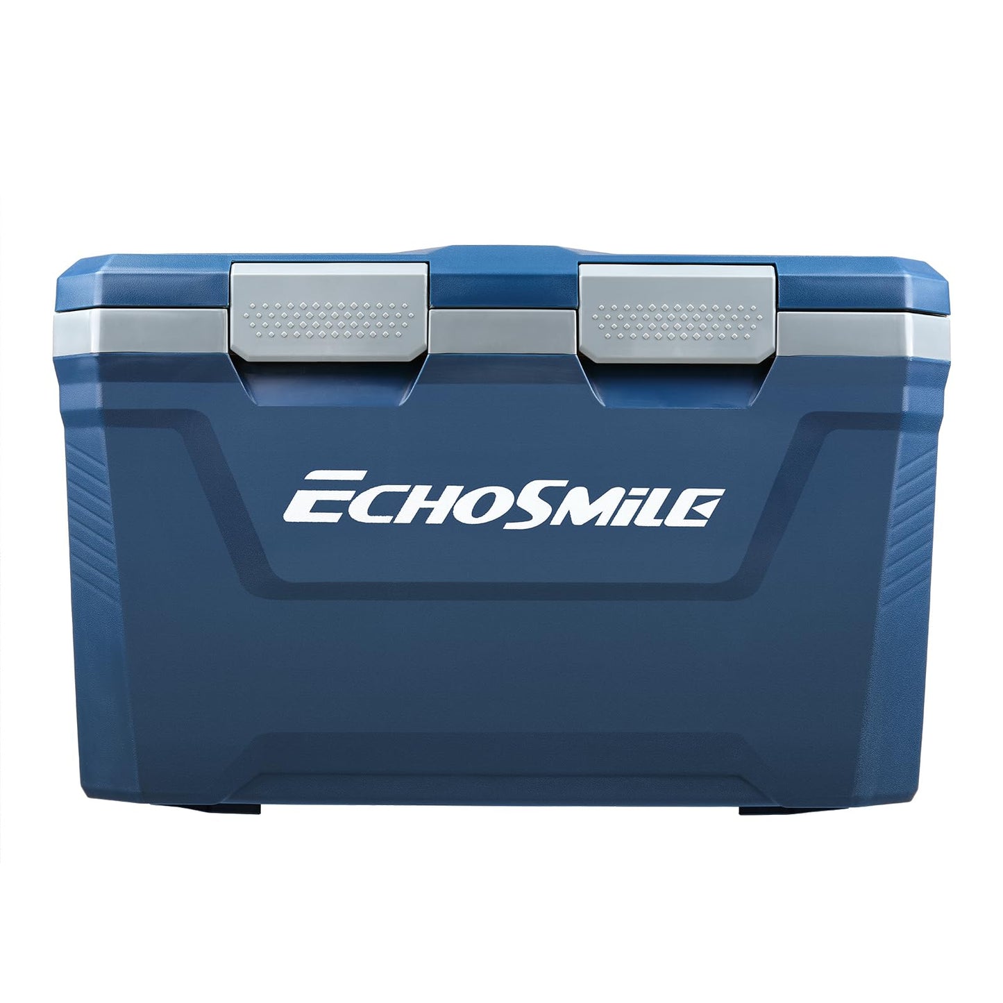 EchoSmile 35 Quart Insulated Cooler, Outdoor Portable Hard Cooler Ice Chest Box w/ 2 Cup Holders, Drain Plug, Bottle Opener, 3-Day Ice Retention for Camping, Beach, and Picnic,Navy