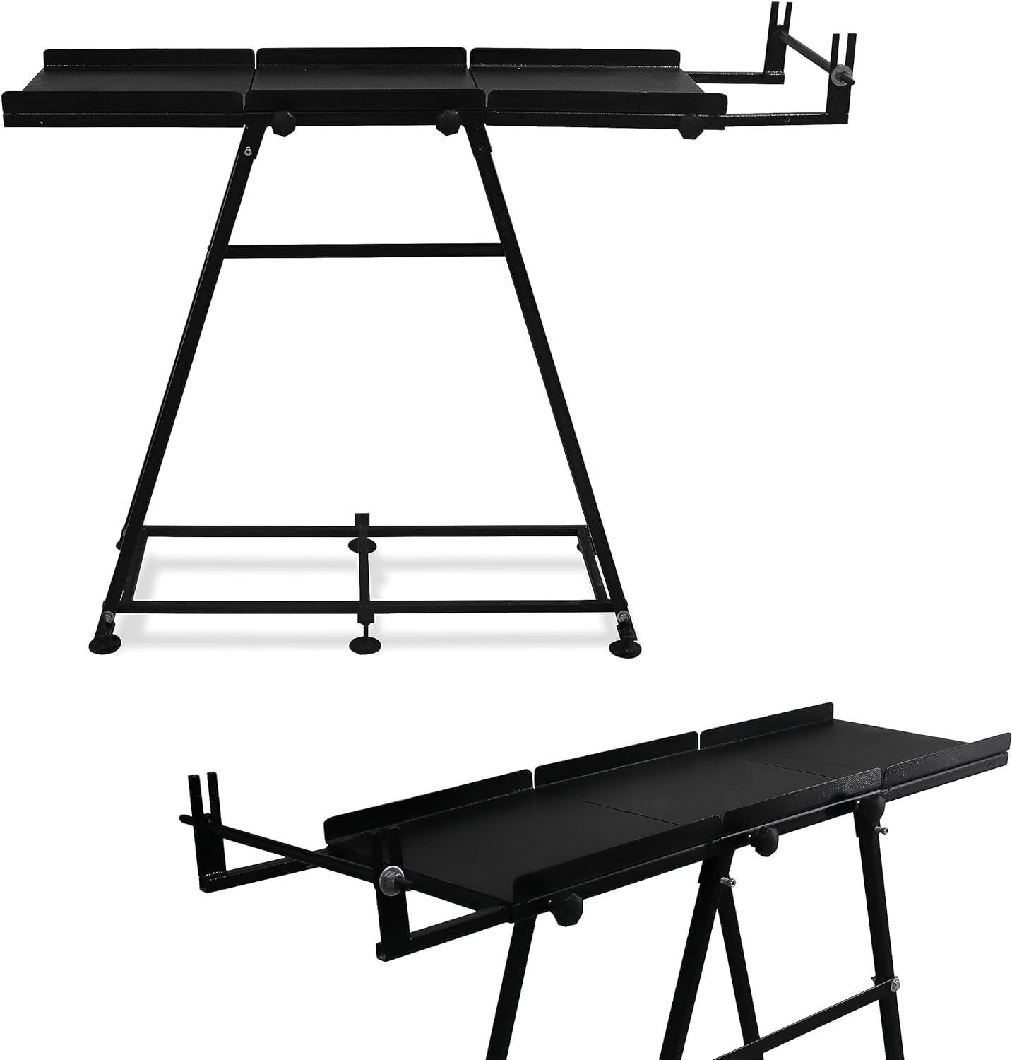 SIMOND STORE Blacksmith Forge Stand - Compatible With Single, Double & Three Burner Propane Forges - 36 Inch Steel Tool Kit Stand for Blacksmithing Starter