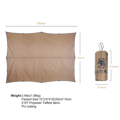 OneTigris KOMPOUND Camping Hammock + Bulwark Camping Tarp