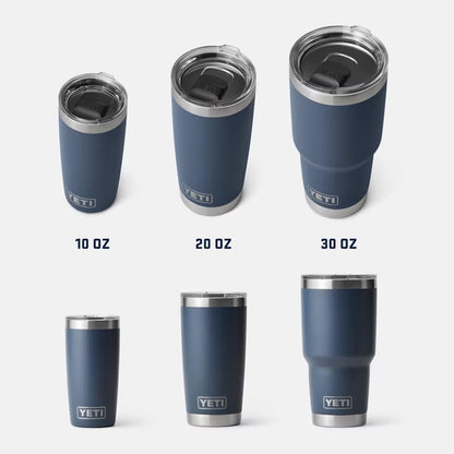 YETI Rambler 20 oz Tumbler, Stainless Steel, Vacuum Insulated with MagSlider Lid, Big Sky Blue