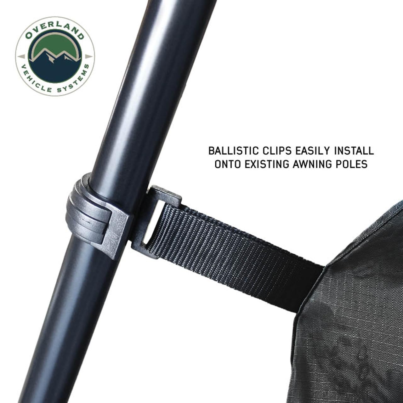 Overland Vehicle Systems - XD Nomadic 270/180 Awning Room Enclosure, Black Body, Black Trim (4 Walls & Floor)
