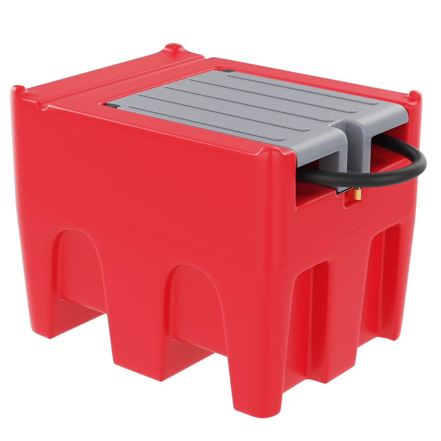 116 Gallon Portable Fuel Tank with 12V Electric Pump, 10 GPM Diesel & Gasoline Transfer Tank with 13.1 ft Hose & Auto Shut-Off Nozzle, Heavy-Duty Fuel Storage for Truck, Farm, Generator & Equipment