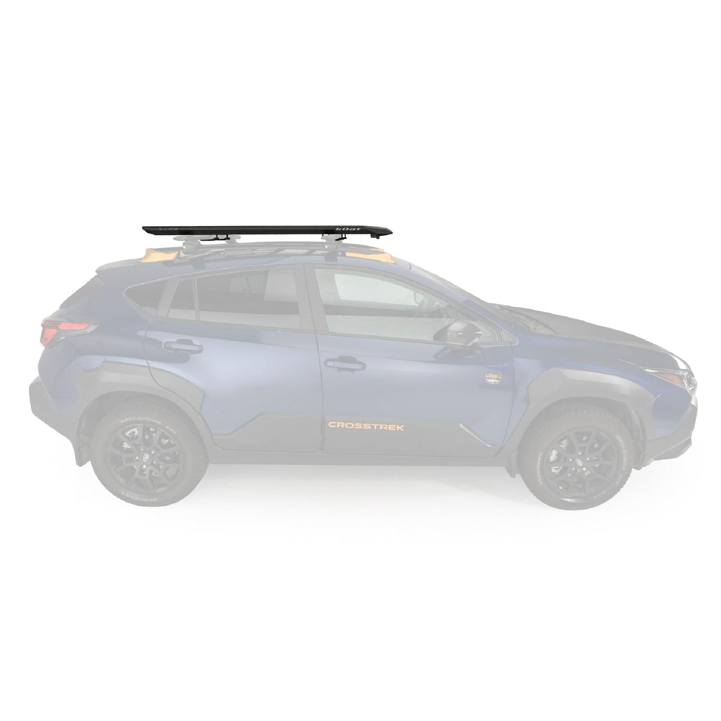 KUAT DEK Crossbar Mounted Rooftop Platform Rack Non-Lit with Adjustable Crossbars and Universal Secure Mounting System, 300lbs Capacity, 47" W x 60" L