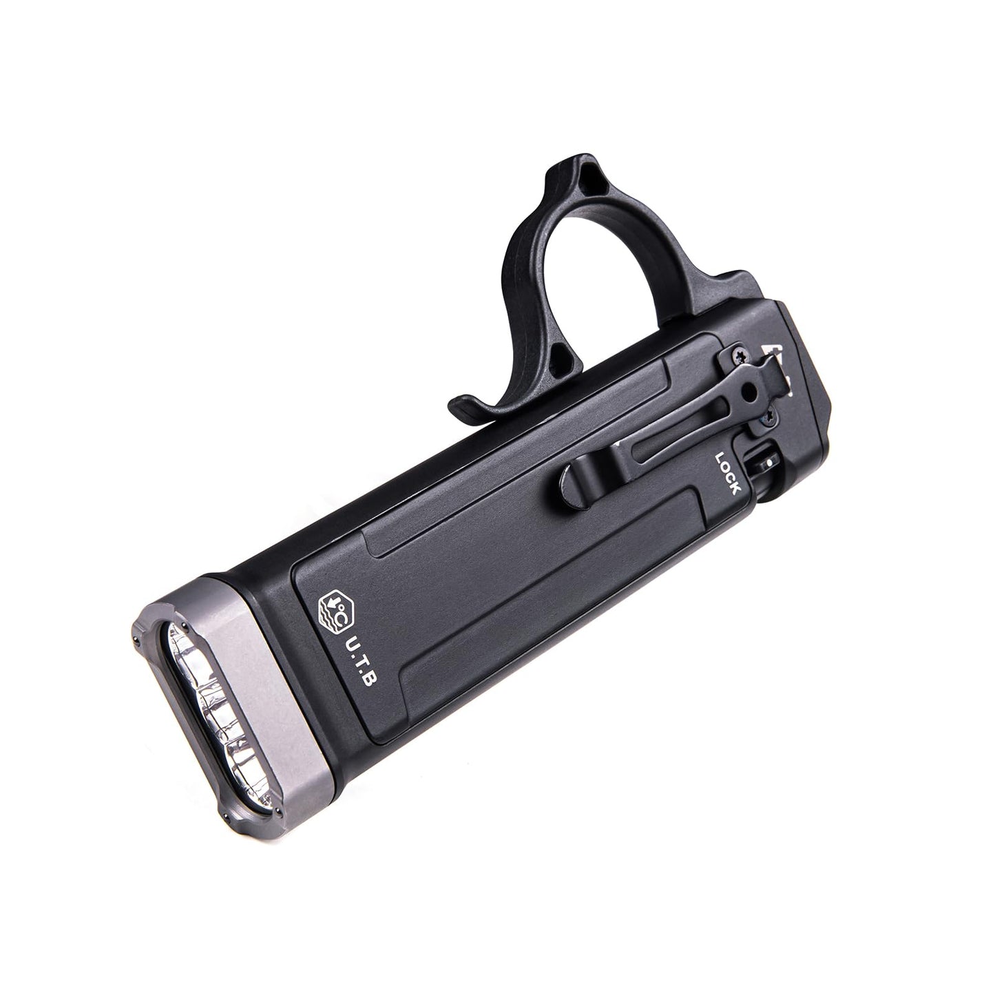 NEXTORCH TA70 EDC Tactical Flashlight,Flat Flashlight Rechargeable,3500 Lumens Tactical/Duty Dual-Switch LED Slim Flashlight with Stainless Clip for Outdoor Daliy Use Emergency