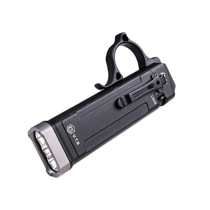 NEXTORCH TA70 EDC Tactical Flashlight,Flat Flashlight Rechargeable,3500 Lumens Tactical/Duty Dual-Switch LED Slim Flashlight with Stainless Clip for Outdoor Daliy Use Emergency