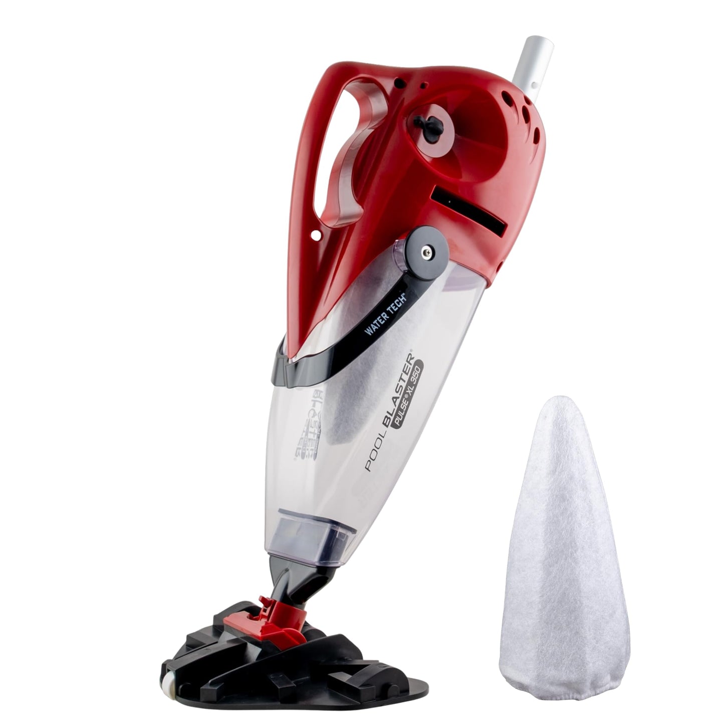 POOL BLASTER Pulse XL 350 Inground & Above Ground Pool Vacuum - American-Engineered Cordless Hoseless Vac with Auto-Start & XL Debris Chamber - Rechargeable Cleaner with 10.5" Head & 60 Min Runtime