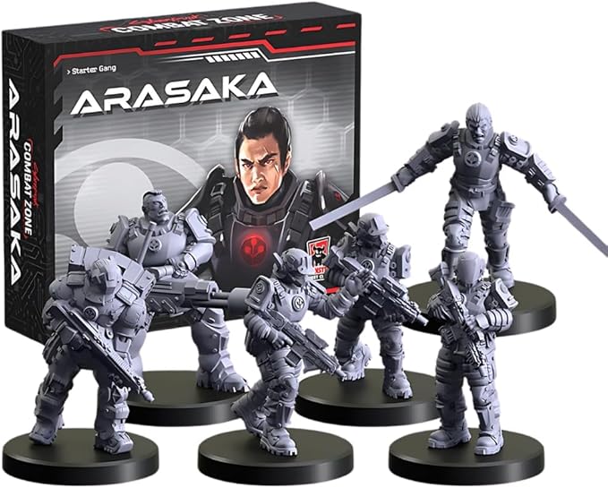Monster Fight Club Cyberpunk Red Combat Zone Miniatures: Arasaka Starter