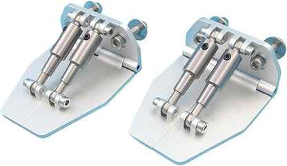 CNC Aluminum Trim Tabs 63mm for RC Gas Boat Racing O Boats Methanol Electric Speedboats Planing Plates 1 Pair
