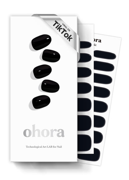ohora Bundle Set (N Addict Starter Kit) - Red Solid Gel Nail Strips with UV/LED Lamp and Mini Remover, Salon-Quality, Long Lasting, Easy to Apply & Remove - Includes Prep Pads, Nail File, Wooden Stick