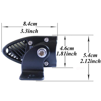 Led Light Bar 25 Inch 120W Single Row Off Road Spot Flood Combo IP 67 Waterproof Work Fog Driving Lights Led Boat Lighting Rocker Switch Wiring Kits