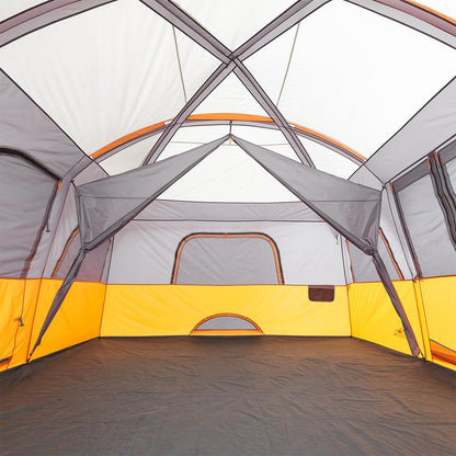 CORE 12 Person Tent | Large Multi Room Family Cabin Tent with Carry Bag for Outdoor Car Camping | Included Storage Pockets for Camping Accessories
