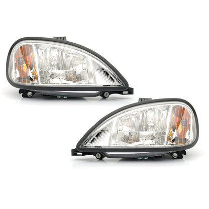 YUANJUFITT 2pcs Headlights for Freightliner Columbia 2004-2017 Waterproof Headlight Assembly Semi Truck Accessories Headlamp DOT SAE Approved Driver Passenger Side(A Pair)
