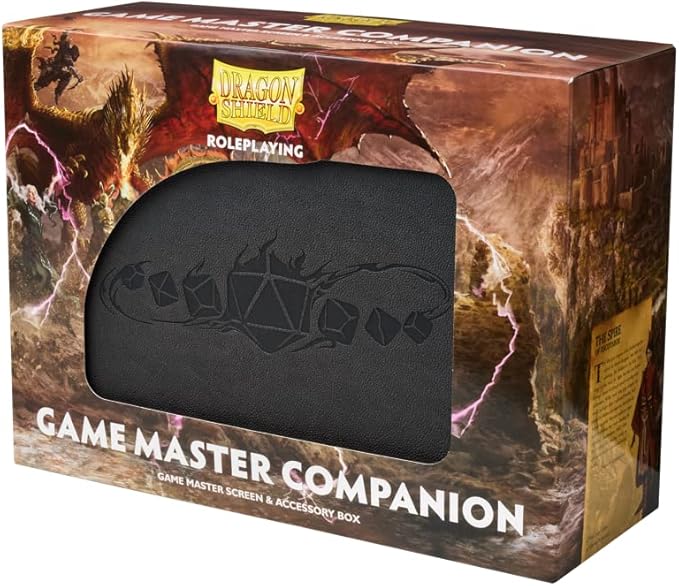 Arcane Tinmen Dragon Shield RPG – Game Master Companion: Iron Grey - Durable &amp Sturdy – Screen &amp Accessory Box – Dungeon Master Accessory - Tabletop RPG TTRPG – Dungeons &amp Dragons DND D&am