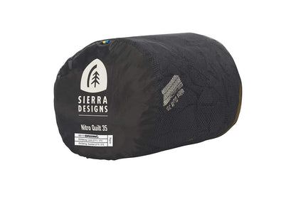 Sierra Designs Nitro Quilt 35 Degree Ultralight Sleeping Bag - 800 Fill Camping & Backpacking Sleeping Bag