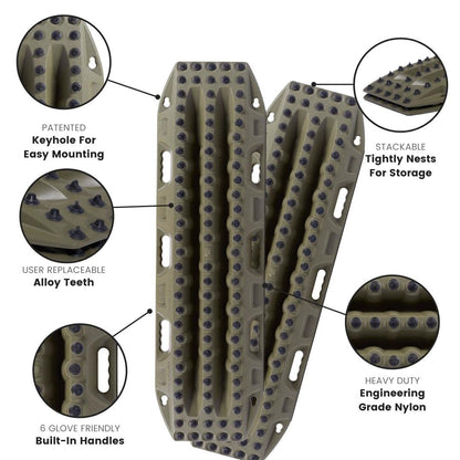 MaxTrax Xtreme Vehicle Recovery Boards (Olive Drab)