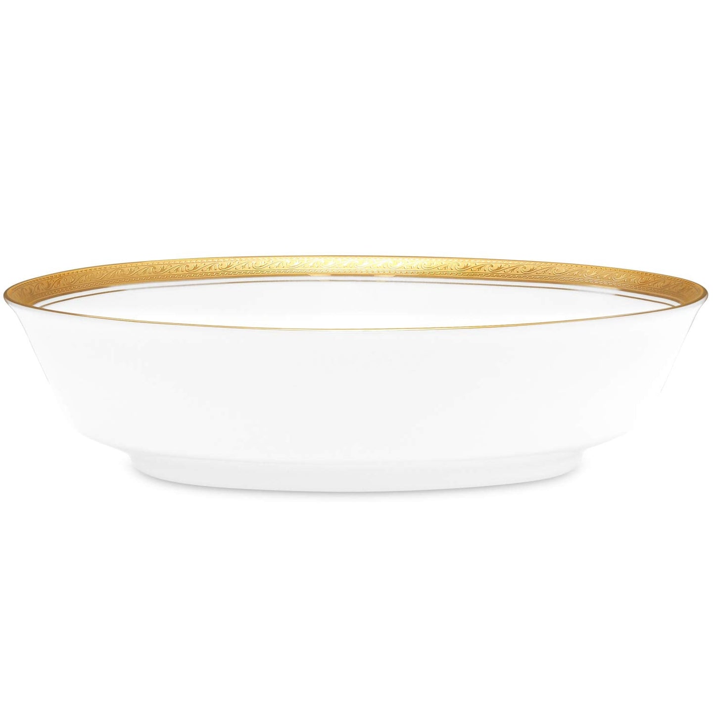 Noritake Crestwood Gold Oval Vegetable Bowl, 9.75", 32 oz.
