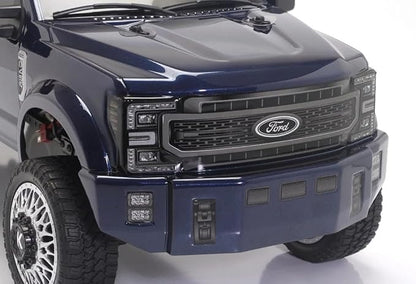 Helidirect CEN Racing 1/10 RC Crawler - F-450 SD KG1 Wheel Edition 4WD RTR Truck All-Terrain Water-Proof Axial SCX10 for RC Hobbyists Blue Galaxy