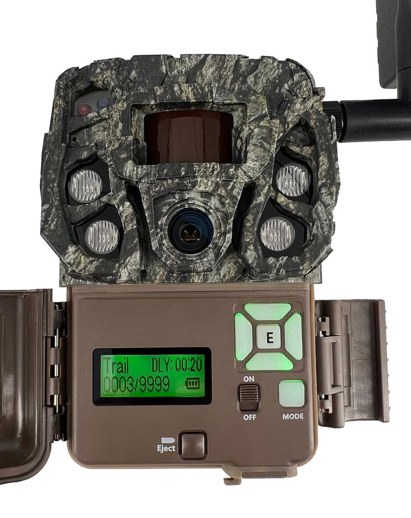 Browning Defender Wireless Vision Pro HD AI Cellular Trail Game Camera Bundle Includes 32GB Memory Card and J-TECH Card Reader (46MP) | BTCVPHDAI