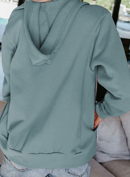 Dokotoo Women's Fall Solid Full Zip Up Hoodie Long Sleeve Oversized Hooded Ladies Sweatshirts Pockets Jacket Coat for Women Teen Girls 2024 Fashion Casual Sky Blue X-Large