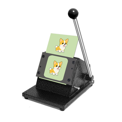 2'' x 2'' Fridge Magnet Paper Cutter, Photo Magnet Maker Cutter Machine, Die Cutter Machine, 2.402 "/61mm Cutting Size, Square Pape Punch for 2”*2”Magnets Badge Making (Square Size 61MM)
