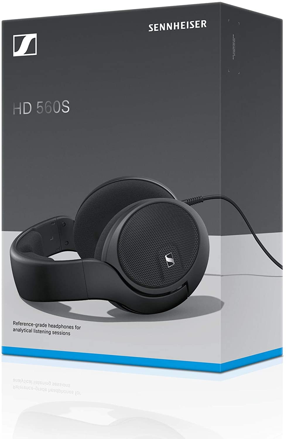 Sennheiser HD 560 S Over-The-Ear Audiophile Headphones - Neutral Frequency Response, E.A.R. Technology for Wide Sound Field, Open-Back Earcups, Detachable Cable, (Black) (HD 560S) HD 560S (Renewed)