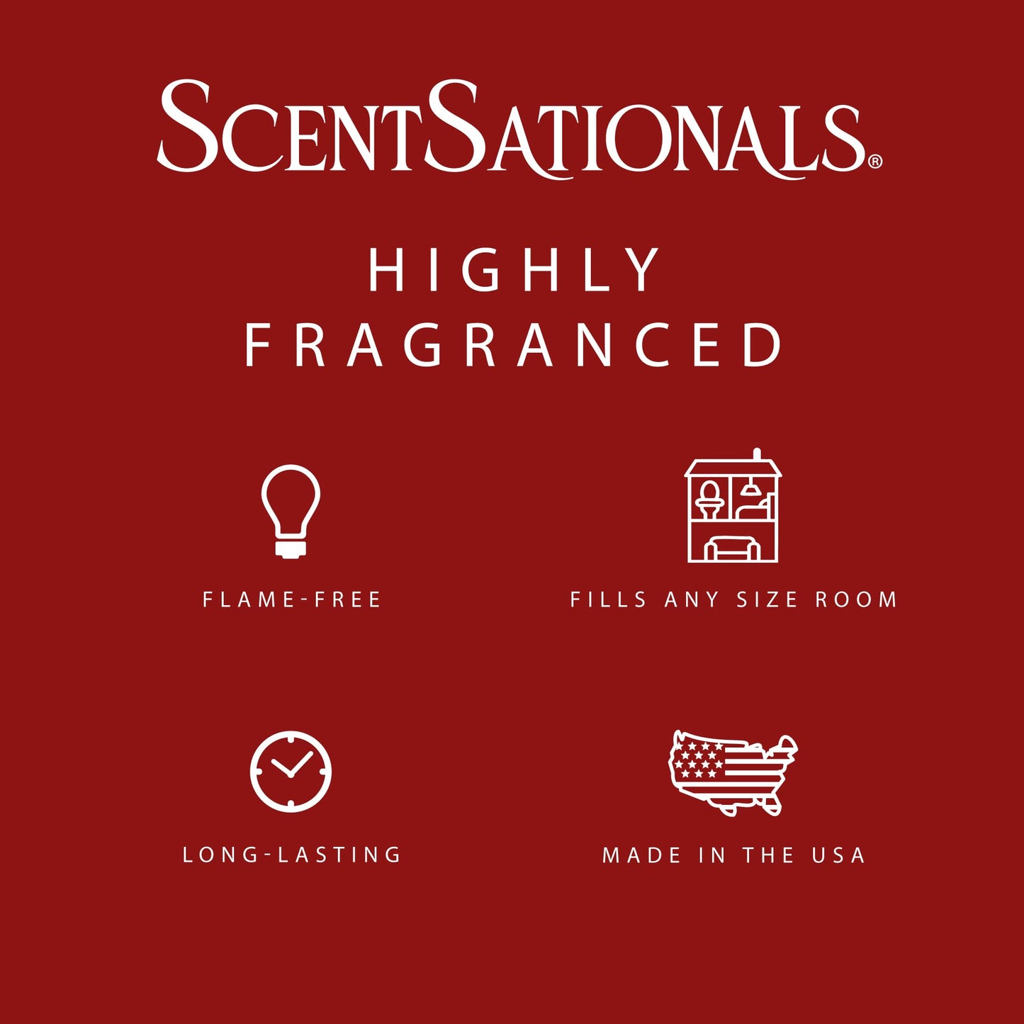 ScentSationals Strawberries & Cream Scented Wax Melts - Strawberry & Whipped Cream, 10oz (24 Cubes)